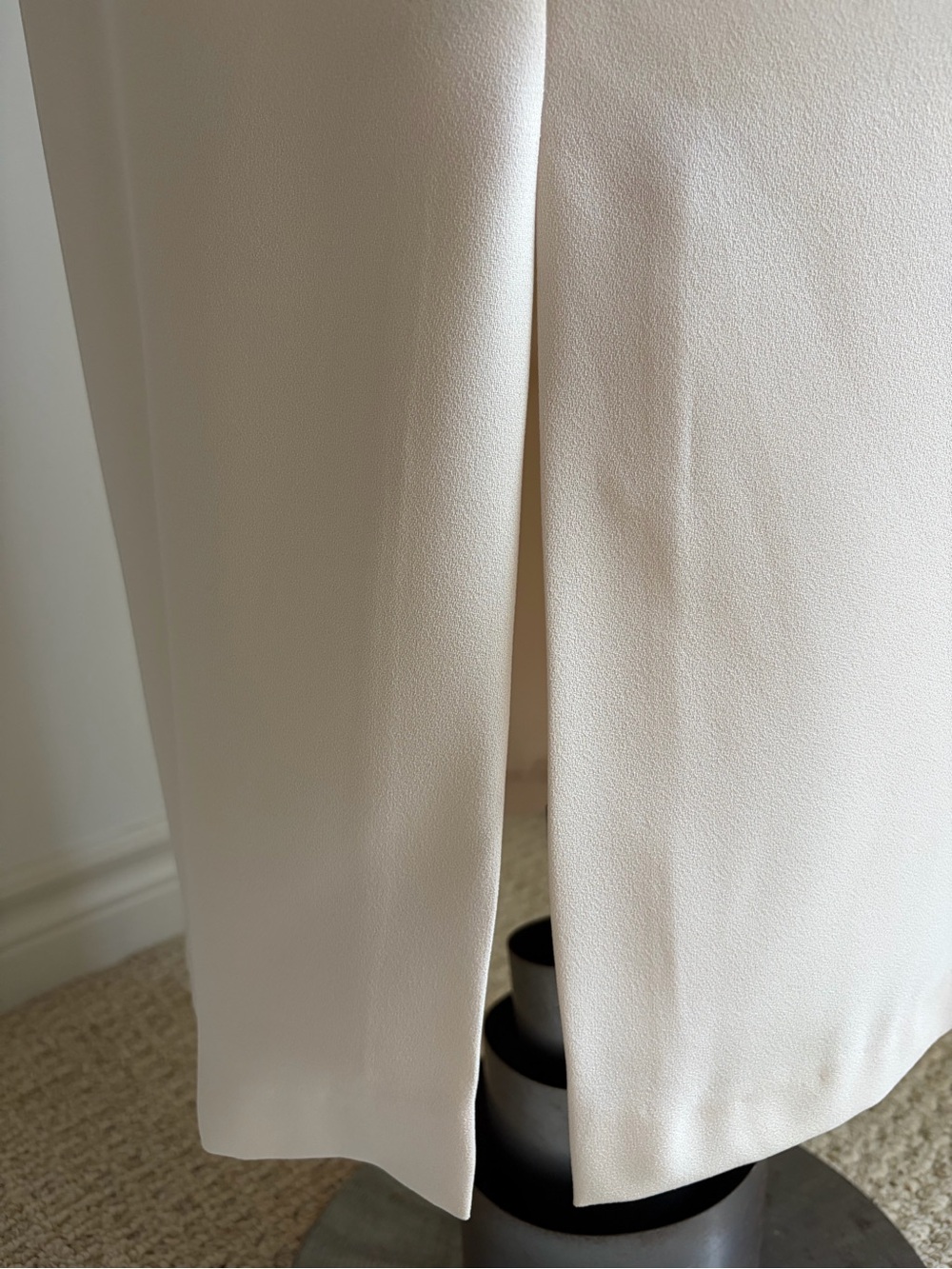 Algo Canada Champagne Satin Trim Dress & Matching Blazer Bolero Jacket Set SIZE6 - Picture 11 of 17
